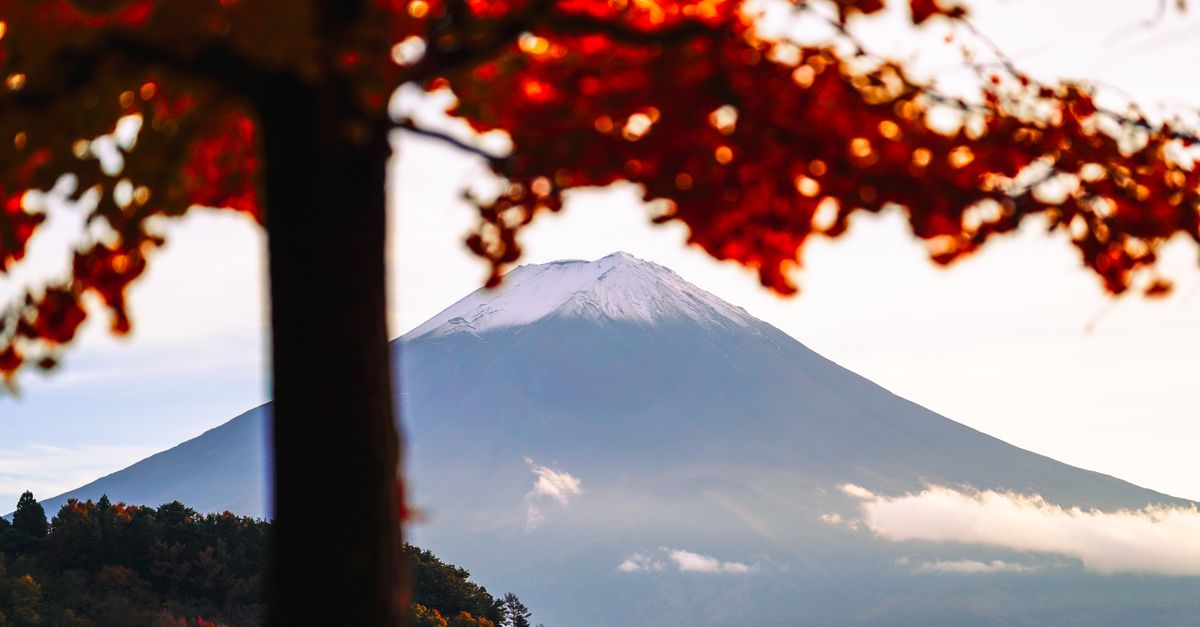 Randonneurs sur le mont Fuji